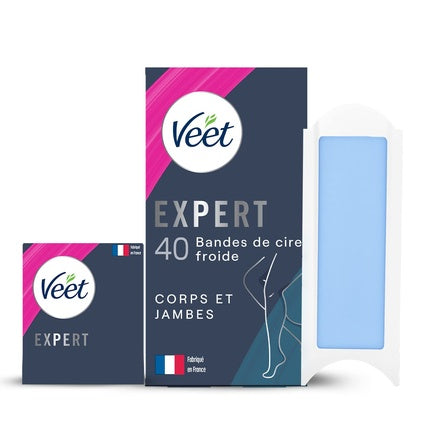 Benzi de Ceară pentru Corp și Picioare, Veet, Expert, Piele Sensibilă