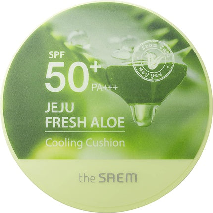 Fond de ten cushion, The Saem, Jeju Fresh Aloe, bej natural