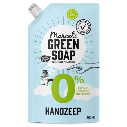 Săpun de mâna ecologic, Marcel's Green Soap, refill 0%, 500ml