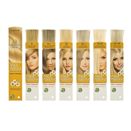 Cremă Colorantă Permanentă, Farcom, Mea Natura, 9.1 Blond Foarte Deschis Cenușiu