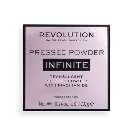 Pudră compactă, Makeup Revolution, Infinite, mov, translucidă
