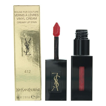 Ruj lichid Yves Saint Laurent Rouge Pur Couture Vinyl Cream Stain 412 Rose Mix, 55ml