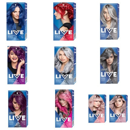 Vopsea de păr permanentă Schwarzkopf, Live Urban Metallics, argintiu prăfuit