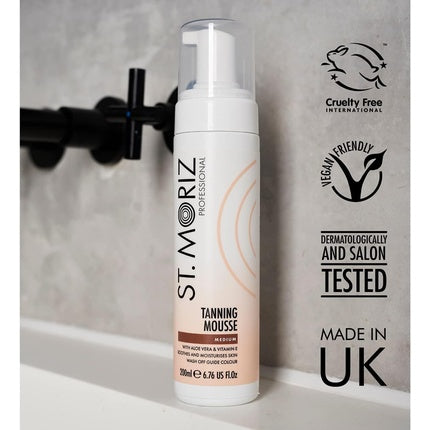 Spumă autobronzantă St. Moriz, Professional, cu aloe vera, 200 ml