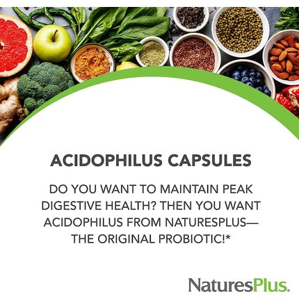 Supliment probiotic, Nature's Plus, Acidophilus, 90 capsule