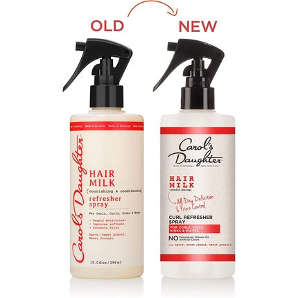 Spray de Împrospătare pentru Ondulații, Carol's Daughter, Hair Milk Curl Refresher Spray, alb, 296ml