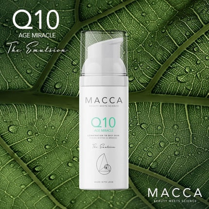 Emulsie anti-îmbătrânire, Macca Beauty Meets Science, Q10 Age Miracle, 50ml