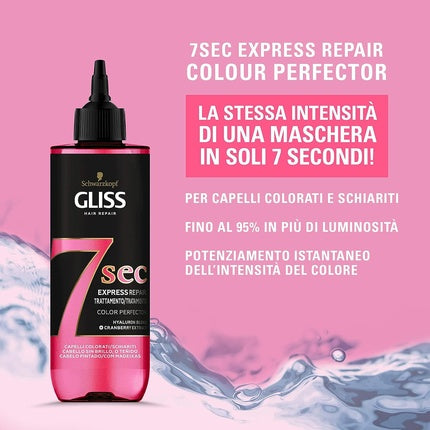 Balsam Schwarzkopf Gliss 7 Sec, Roz, 200ml