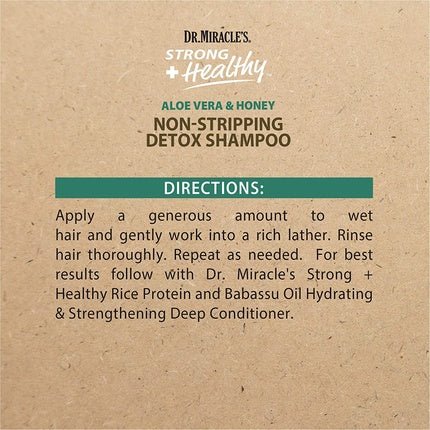 Șampon detox, Dr. Miracle's, Aloe Vera și Miere