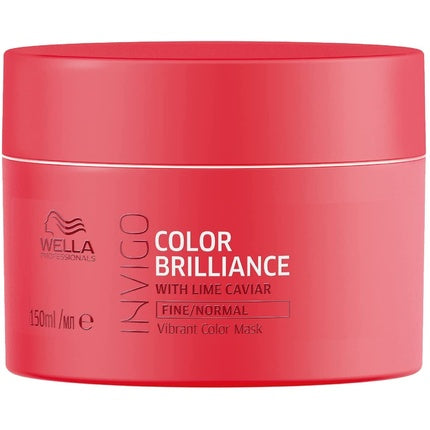 Masca colorare par fin, Wella, Invigo Color Brilliance, 150mL
