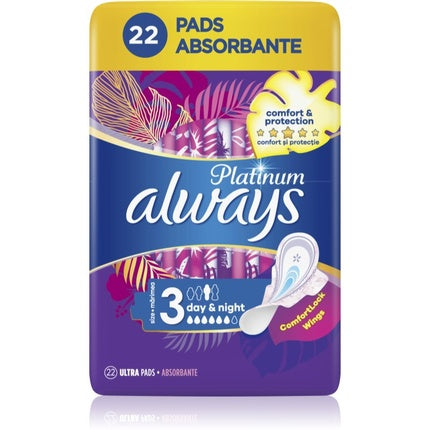 Sanitare Absorbante Always Platinum Night, 22 buc