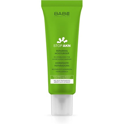 Cremă față, Babé Stop Akn, 50ml, verde