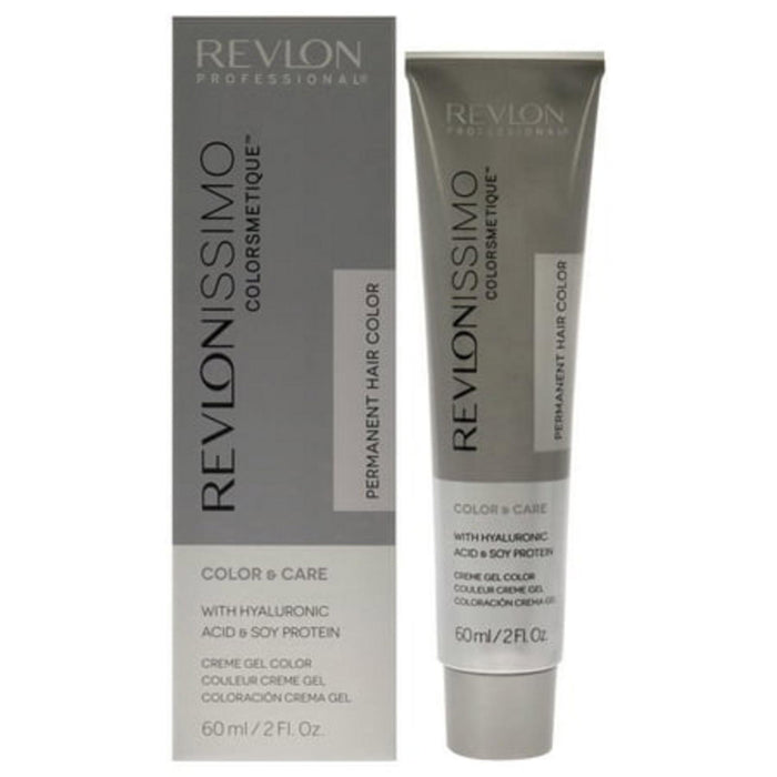 Vopsea permanentă de păr Revlon Revlonissimo Colorsmetique, nuanța 5.3 Light Golden Brown, 60 ml