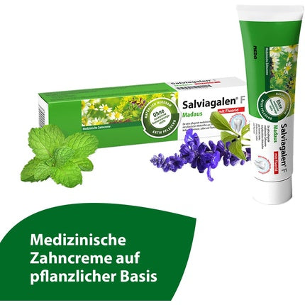 Pastă de dinți Madaus Salviagalen F, 75ml, mentă și fenicul