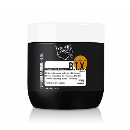 Real Natura B.T.X. Smoothing Cream 500ml - Creamă de netezire intensivă și reparare