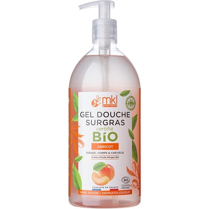 Gel De Duș Organic Mkl Green Nature - Ultra-Rich Apricot, 1L