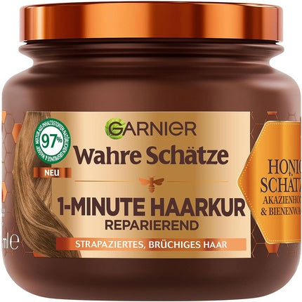 Garnier True Treasures Masca de păr Honey Treasures, 340 ml
