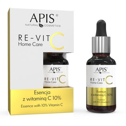 Serum Vitamina C, Apis RE-VIT Home Care, Esență cu 10% Vitamina C, 30ml