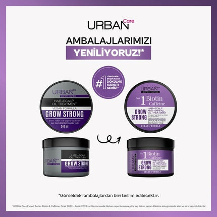 Ulei păr, Urban Care, Grow Strong, vegan, 240ml