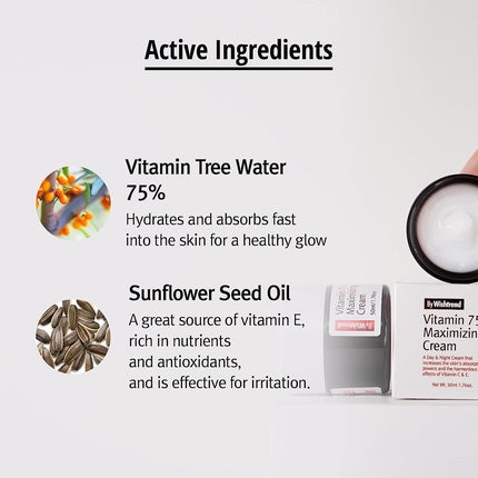 Cremă Față, By Wishtrend, Vitamin 75, Alb, 50ml