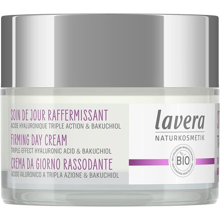 Lavera, Cremă de zi fermă cu Bakuchiol, 50 ml, alb
