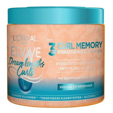 Gel de Styling L'Oreal Paris Elvive Dream Lengths, 113g, albastru