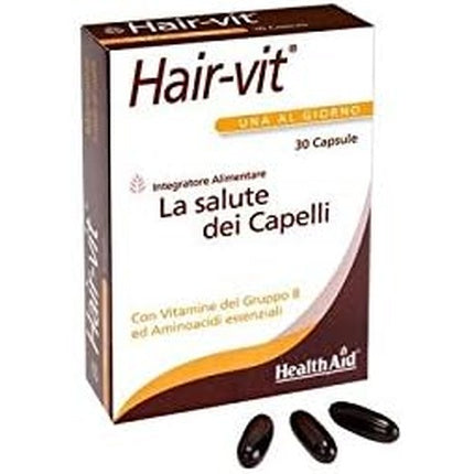 Supliment pentru păr, Health Aid, Hair-VIT, 30 capsule