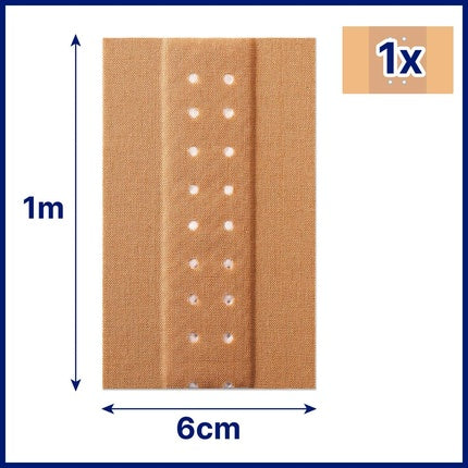 Plasture, Hansaplast, Classic, maro, 1m x 6cm