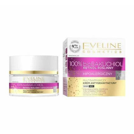 Crema de față Eveline Biobakuchiol Multi-Repair Anti-Gravity Cream 70+, 50ml