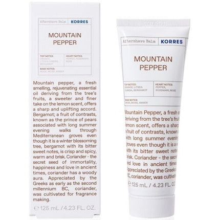 Balsam După Ras, Korres, Mountain Pepper, 125ml