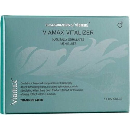 Supliment Capsule Viamax Vitalizer Natural, 10 buc, verde