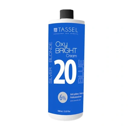 Bleach Hair, Tassel, Oxy Bright Cream Blue 20%, 1000ml, Efect Anti-Galben