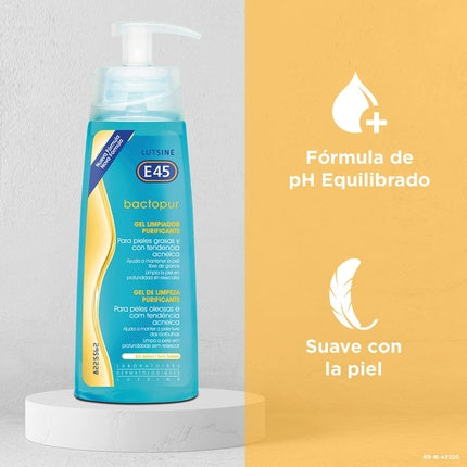 Gel de Curățare pentru Față Lutsine Bactopur, 200 ml