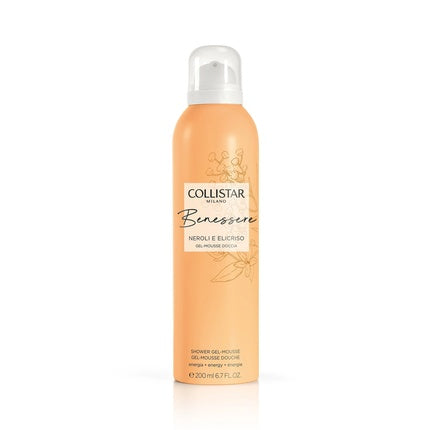 Gel de duș mousse Collistar Benessere Neroli și Helichrysum, 200ml
