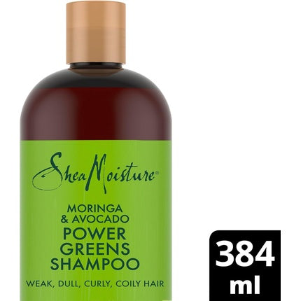 Șampon SheaMoisture Moringa & Avocado Power Greens, 384ml