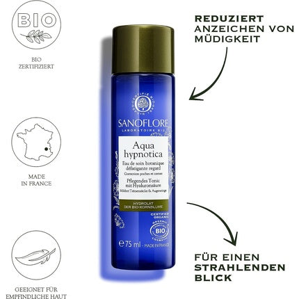 Spray Facial, Sanoflore, Aqua Hypnotica, albastru, 75ml