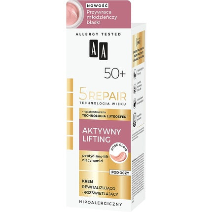 Cremă Ochi, AA, 5Repair, alb, lifting activ