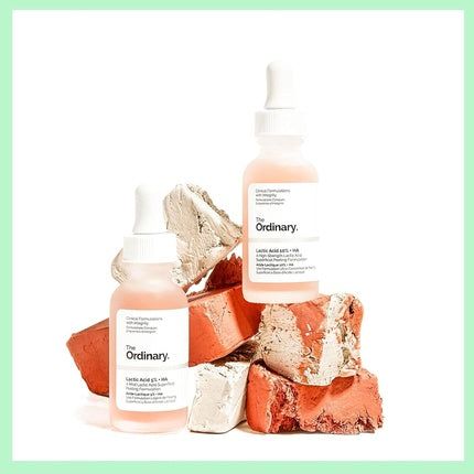 Peeling Facial The Ordinary, Lactic Acid 5% + HA 2%, 30ml, roz