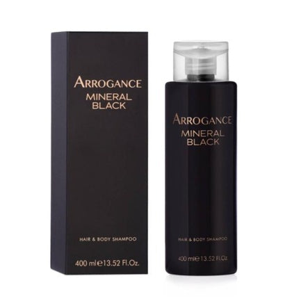 Șampon pentru păr și corp, Arrogance Mineral Black, 400 ml