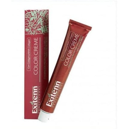 Tubă vopsea păr Exitenn Color Creme 60ml, Negru
