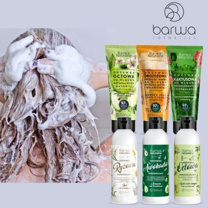 Set Șampon și Balsam Barwa Naturals, Vegan, 260g