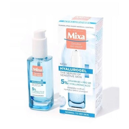 Serum Mixa Hyalurogel, piele sensibilă, 30ml