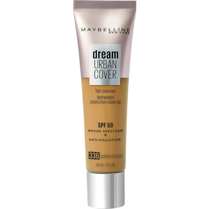 Fond de ten, Maybelline, Dream Urban Cover, SPF 50, Golden Bronze
