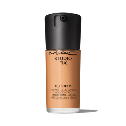 Fond de ten MAC Studio Fix Fluid SPF 15, 30 ml, mat, cu control al sebumului