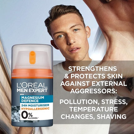 Cremă hidratantă bărbați, L'Oréal Men Expert, piele sensibilă, 50ml