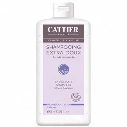 Șampon Extra Blând Cattier Paris 1L cu Proteine de Grâu