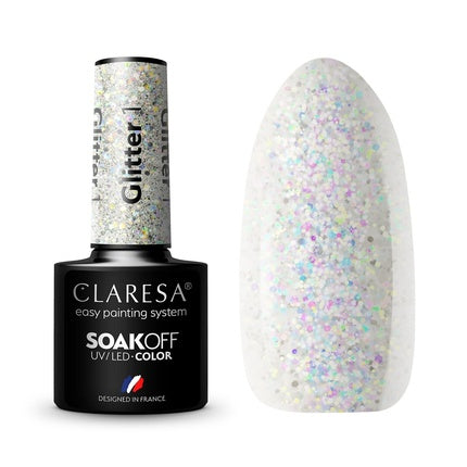 Lac de unghii, Claresa, Glitter, 5ml