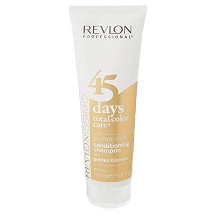 Șampon și Condicionator Revlon Professional, 45 Days Total Color Care, pentru Blonde Aurii, 275ml