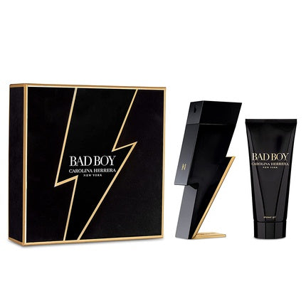 Set Cadou Parfum Bărbați, Carolina Herrera, Bad Boy, negru