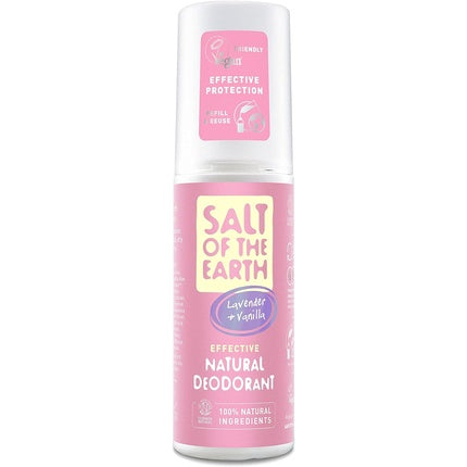 Deodorant spray, Salt Of The Earth, 100ml, lavandă și vanilie